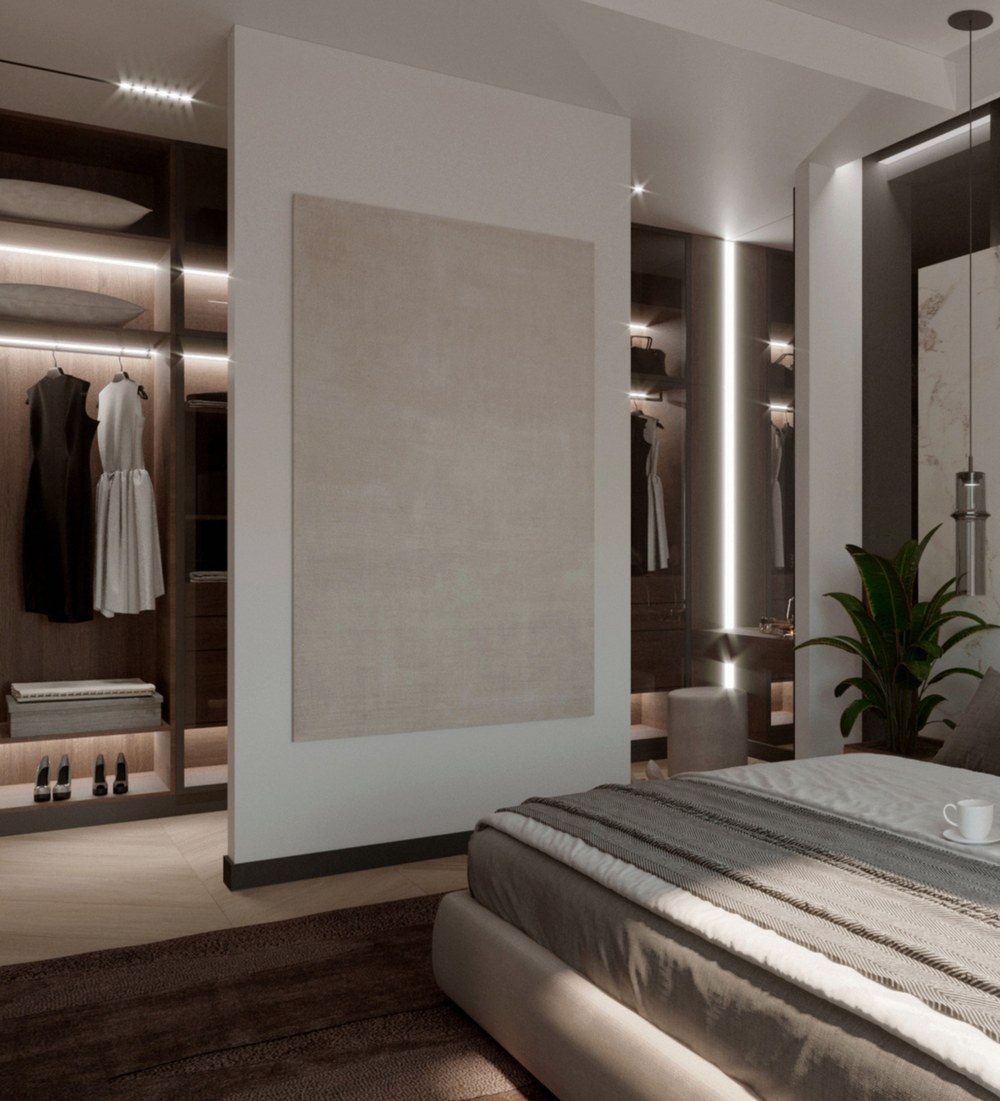 Apartament DGBP25, sypialnia